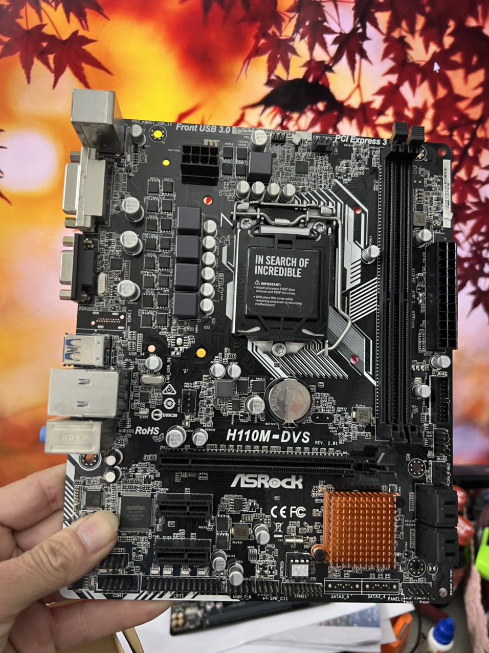 Bo Mạch Chủ (Mainboard) ASRock H110M-DVS - HÀNG CHÍNH HÃNG