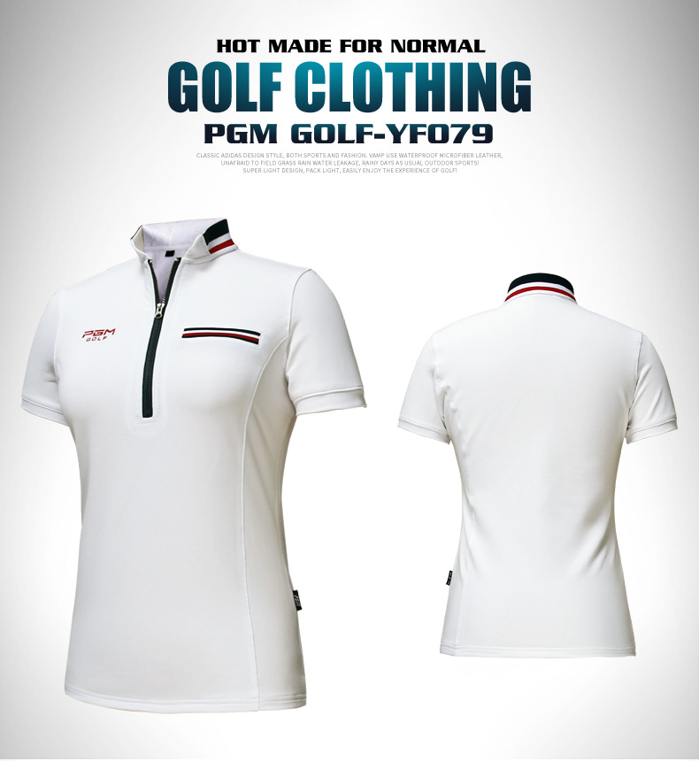 ÁO CỘC TAY GOLF NỮ - PGM - YF079