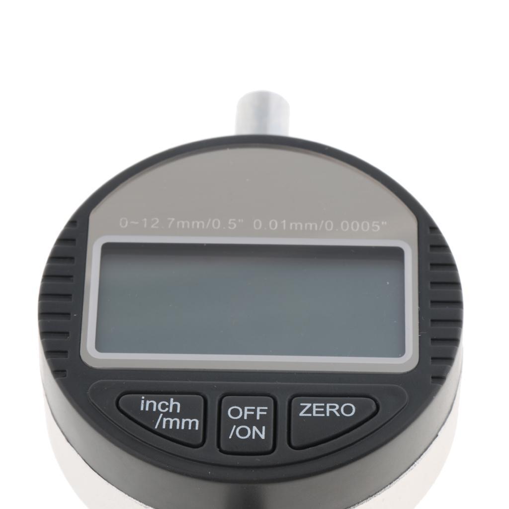 0-12.7MM Gauge Digital Dial Indicator Precision Tool 0.01mm/0.0005in Measure