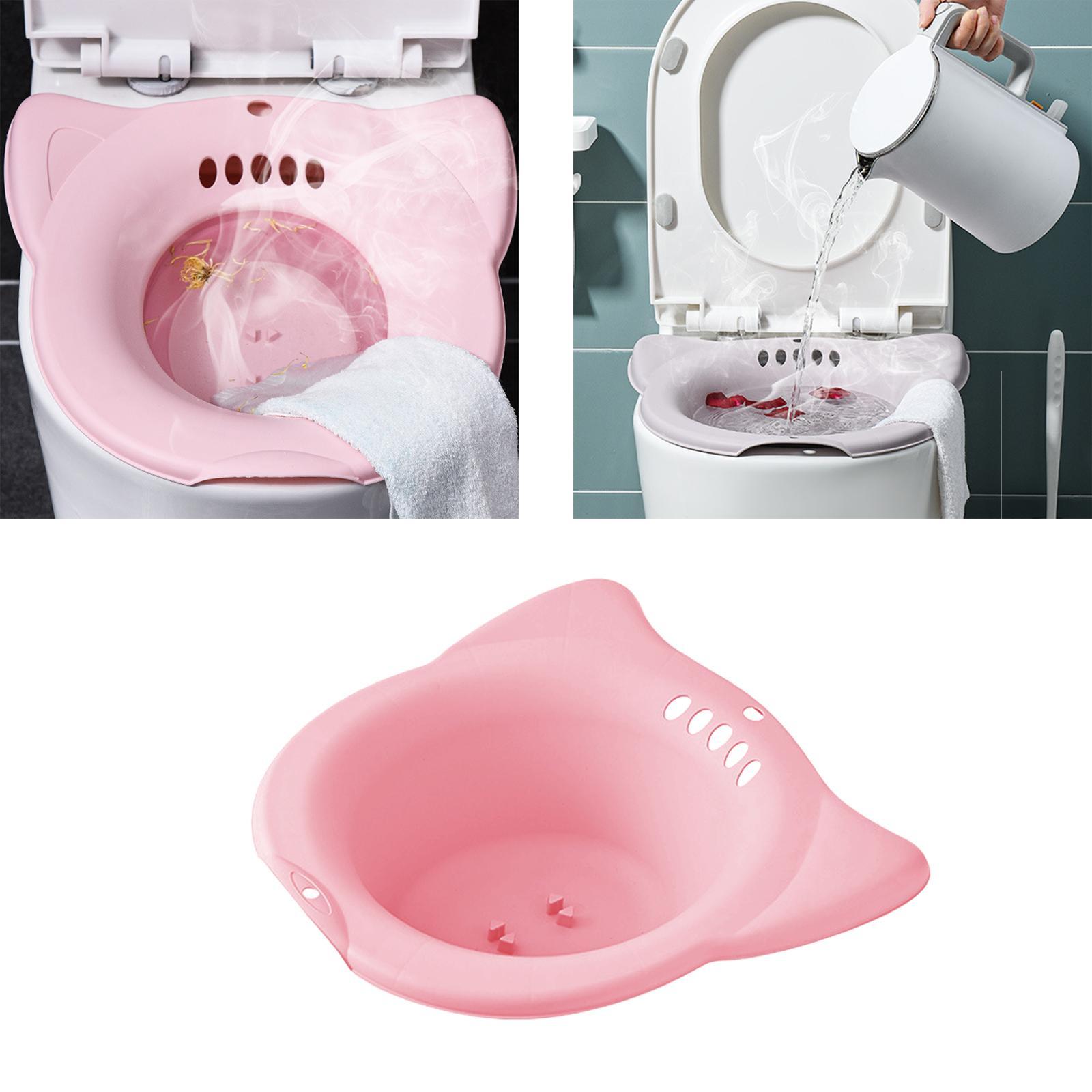 Sitz Bath Toilet Seat Commode Chair for Vaginal Steaming Seat Bath Patients