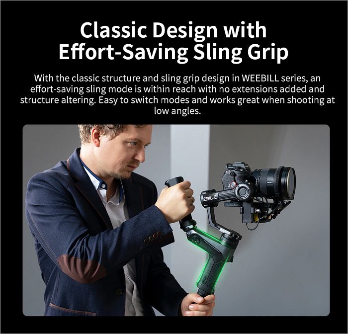 Gimbal chống rung Zhiyun Weebill 2 Hàng Chính Hãng