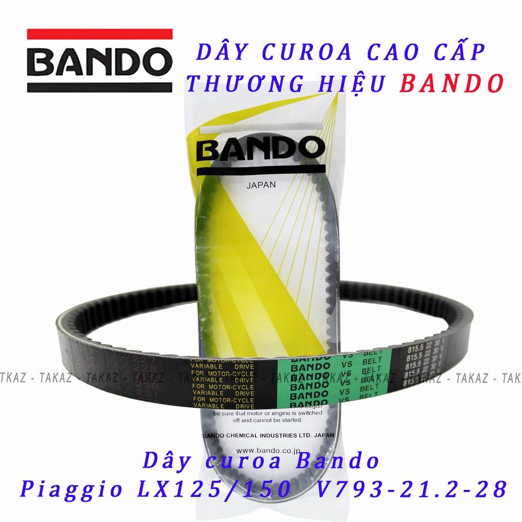 C1 Dây curoa Bando Dùng Cho Các Dòng Xe Piaggio LX 3V - Sapphire - Suzuki Amity - Made in Thái Lan