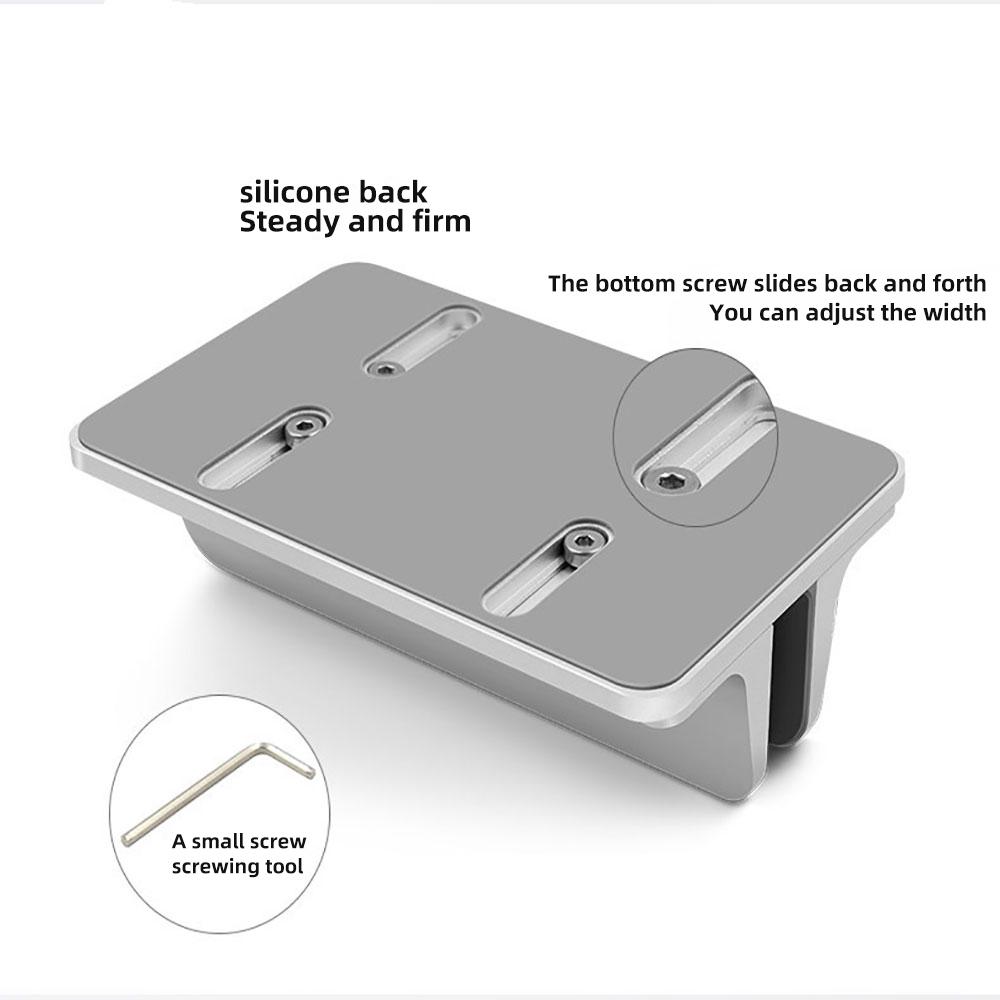 Máy tính xách tay thẳng đứng cho MacBook Air Pro 13 15 16 Bàn nhôm máy tính để bàn với kích thước dock có thể điều chỉnh cho giá đỡ máy tính xách tay