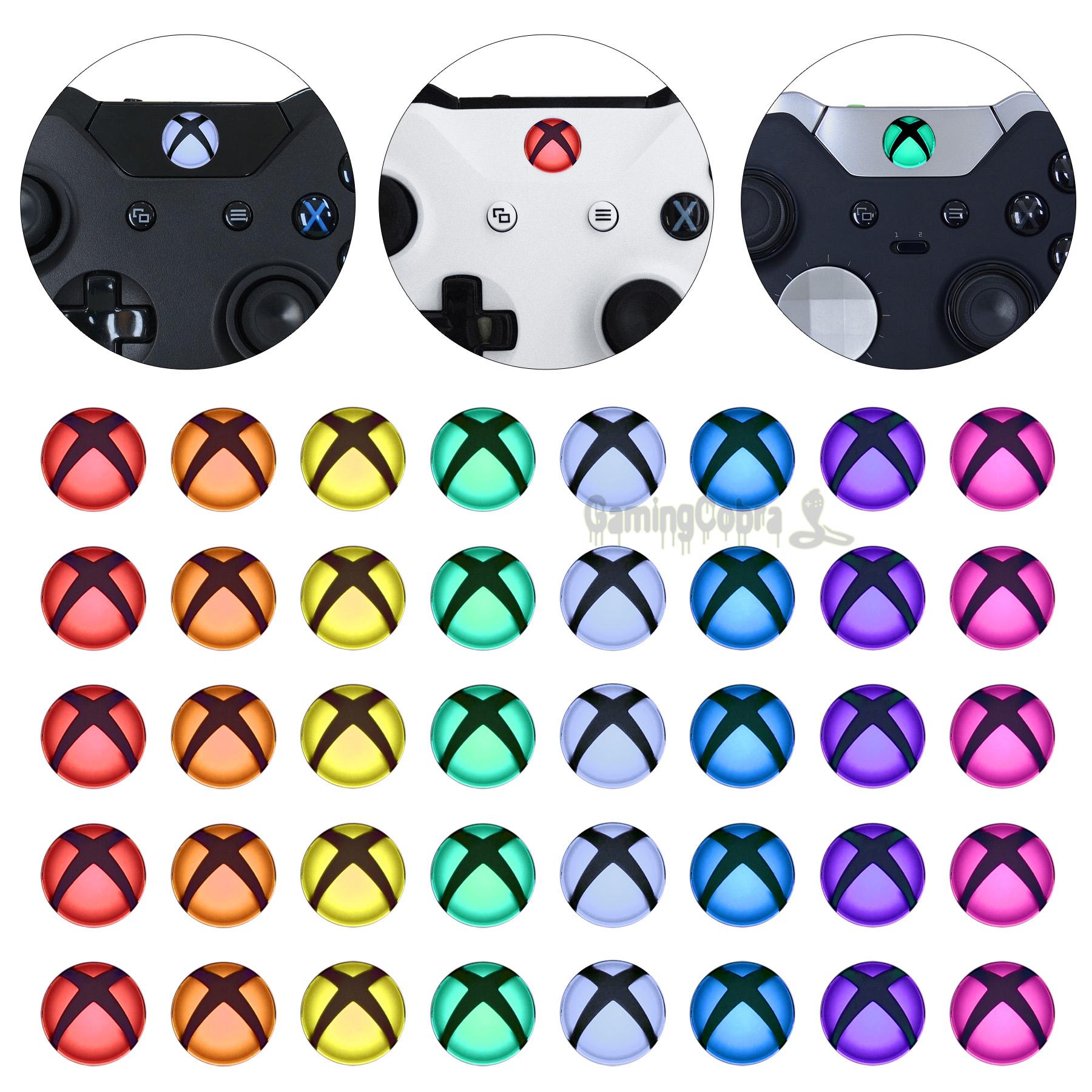 Nhãn dán LED Nút Hướng dẫn Home tùy chỉnh cực đoan cho loạt Xbox X/S Xbox One S/X Xbox One Xbox One Trình điều khiển Elite - 40PCS