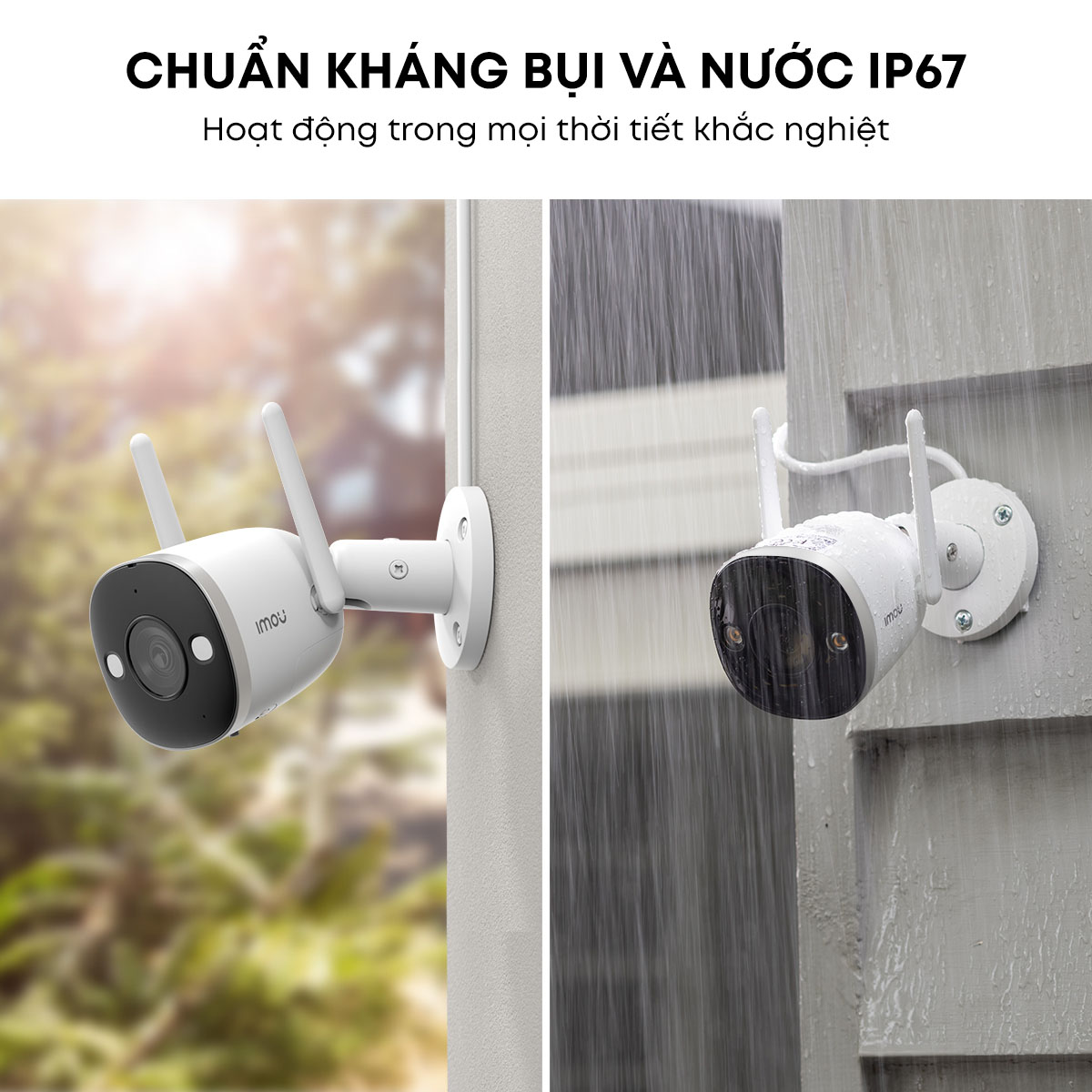 Camera Wifi Imou Bullet 2 pro I Phát hiện con người I Tích hợp đèn còi I Đàm thoại I Hàng chính hãng