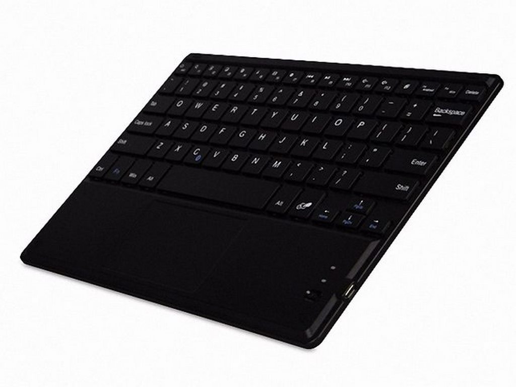 Bộ bao da bàn phím bluetooth 10 inch có bàn rê chuột Touchpad tiện dụng cho thiết bị Android/Windows - Hàng nhập khẩu