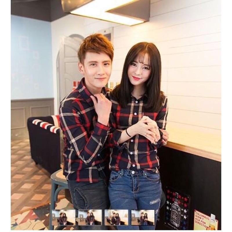 Áo sơ mi sọc unisex