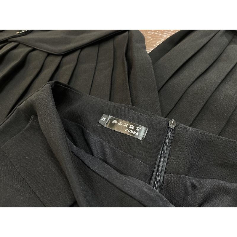 Chân Váy Bigsize-chân váy xếp ly có quần bên trong