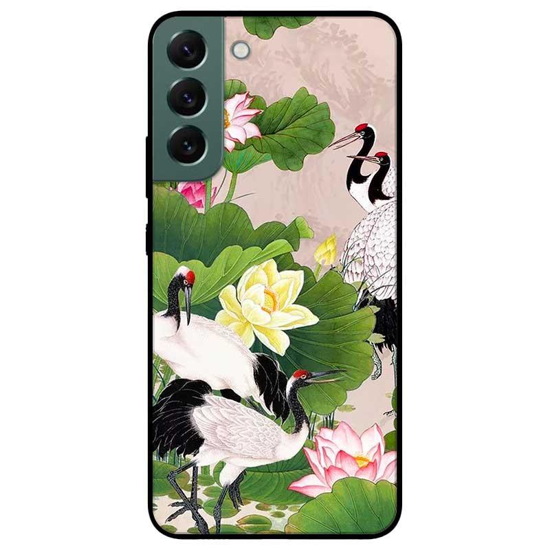 Ốp lưng dành cho Samsung S22 - S22 Plus - S22 Ultra - Sen Và Hạc