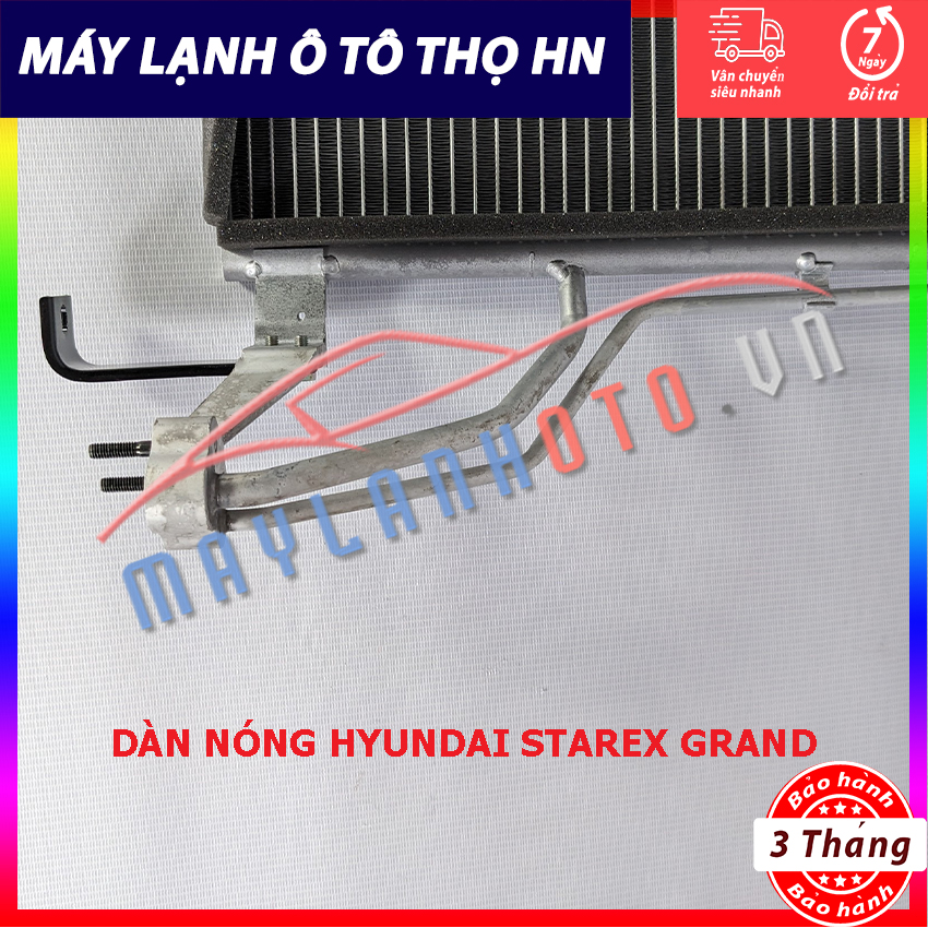 Dàn (giàn) nóng Hyundai Starex Grand đời 2008 Hàng xịn Hàn Quốc (hàng chính hãng nhập khẩu trực tiếp)