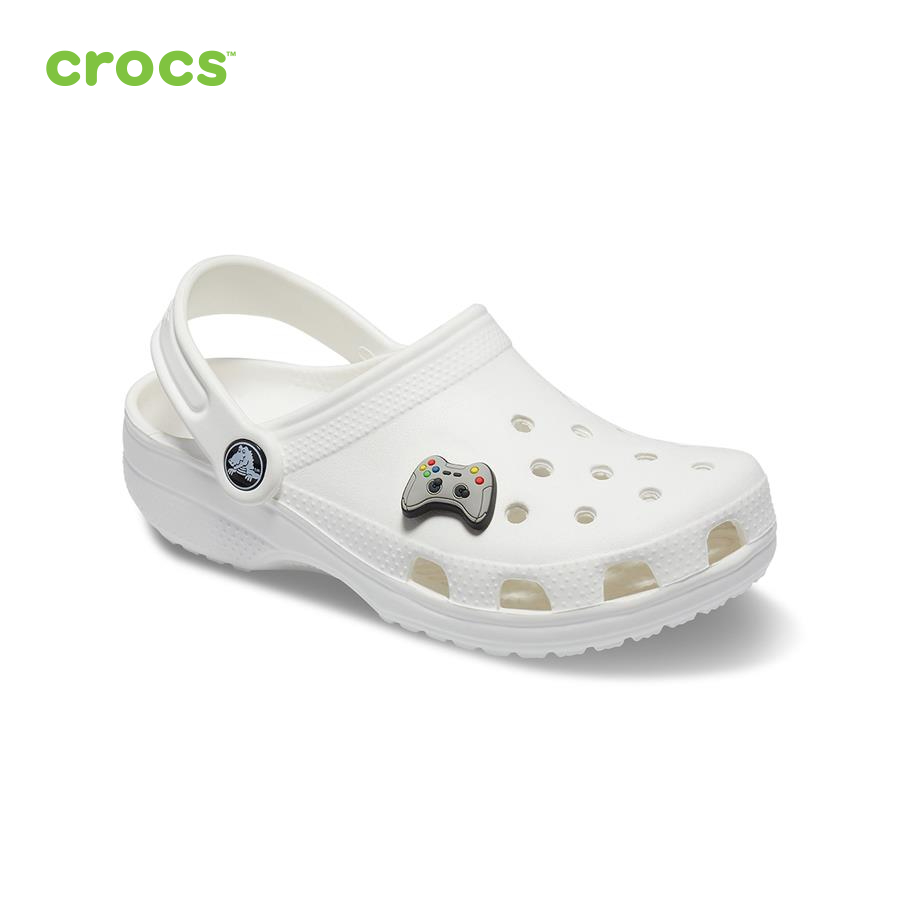 Sticker nhựa jibbitz unisex Crocs Grey Game Controller