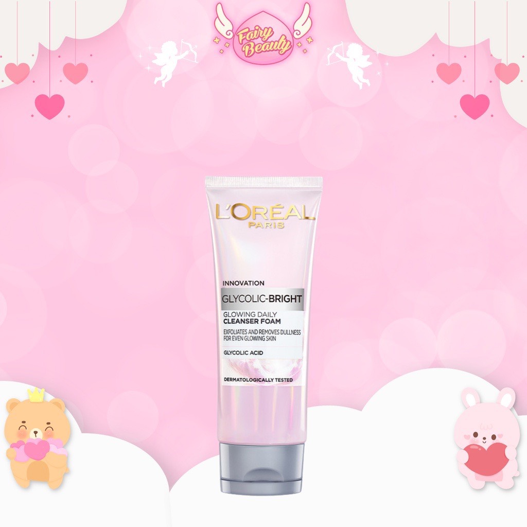 Sữa Rửa Mặt AHA - BHA Làm Sạch Sâu Giúp Sáng Da Và Mờ Thâm Nám Mềm Mịn Glycolic Bright 100ml