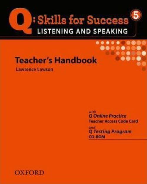 Q: Listening &amp; Speaking 5 Teacher's Book with Testing Program CD-ROM