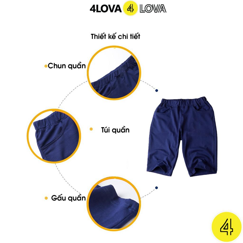 Quần legging lửng nữ cạp chun 4LOVA nâng mông co giãn siêu thoáng mát