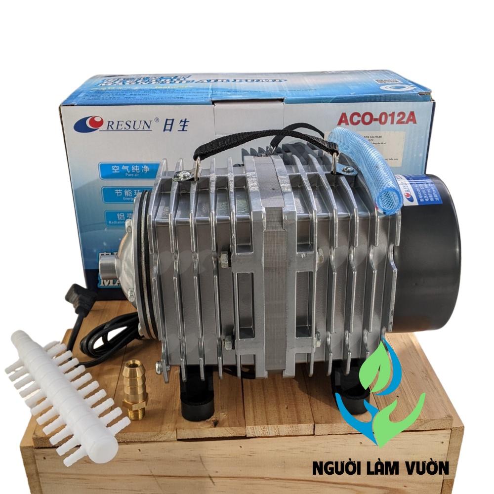 Máy thổi oxy, máy sục oxy hồ cá công suất lớn 390w - 22 đầu chia khí RESUN