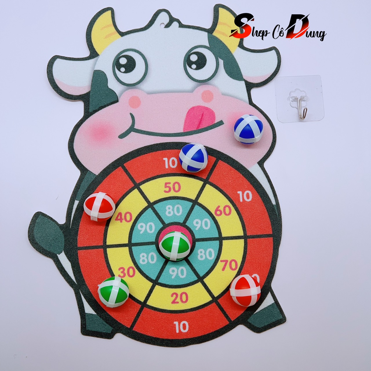Combo 10 Quả Bóng Ném Dính Rèn Luyện Tính Tập Trung Cho Bé, đồ chơi bóng dính cho bé - Quà tặng phát triển kỹ năng cho bé