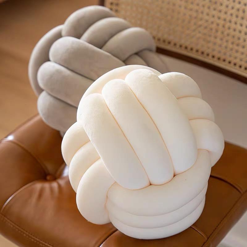 Ins Sofa Gối Tay Dệt Đệm Cho Phòng Khách Trang Trí Nhà Giường Thú Nhồi Bông Gối Thắt Nút Đệm Chắc Chắn Xe Ô Tô lưng Ghế