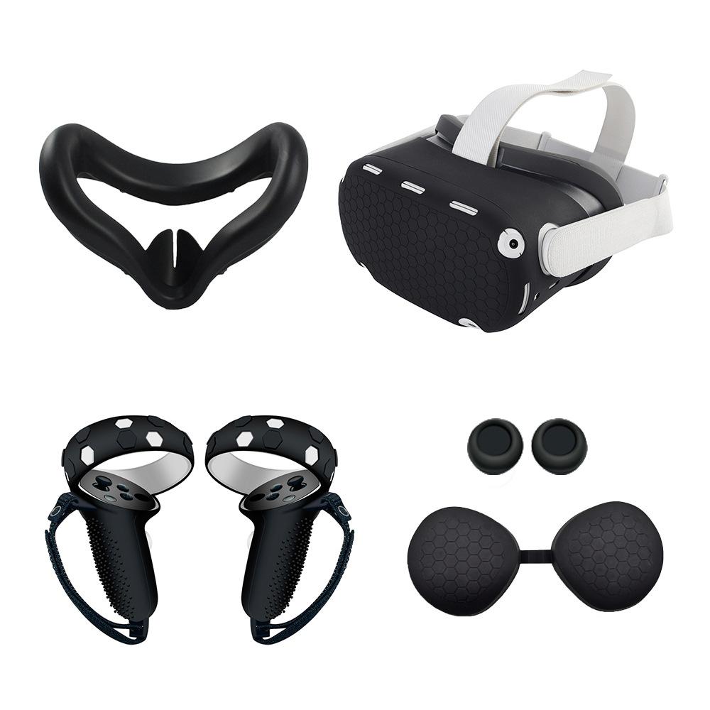 Bộ vỏ bảo vệ bằng silicon 5 trong 1 dành cho phụ kiện Oculus Quest 2