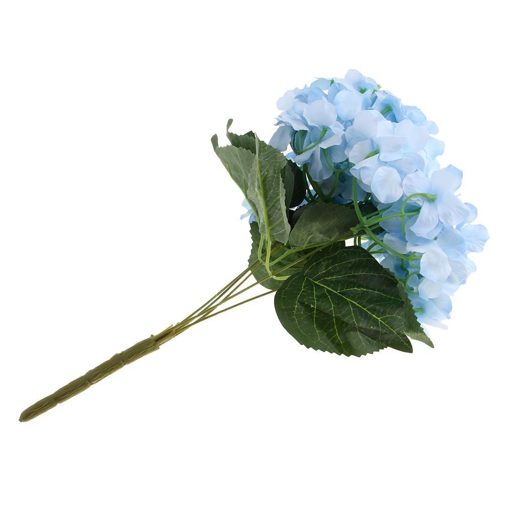 Artificial Silk Hydrangea Flower Bouquet Home Garden Table Decor