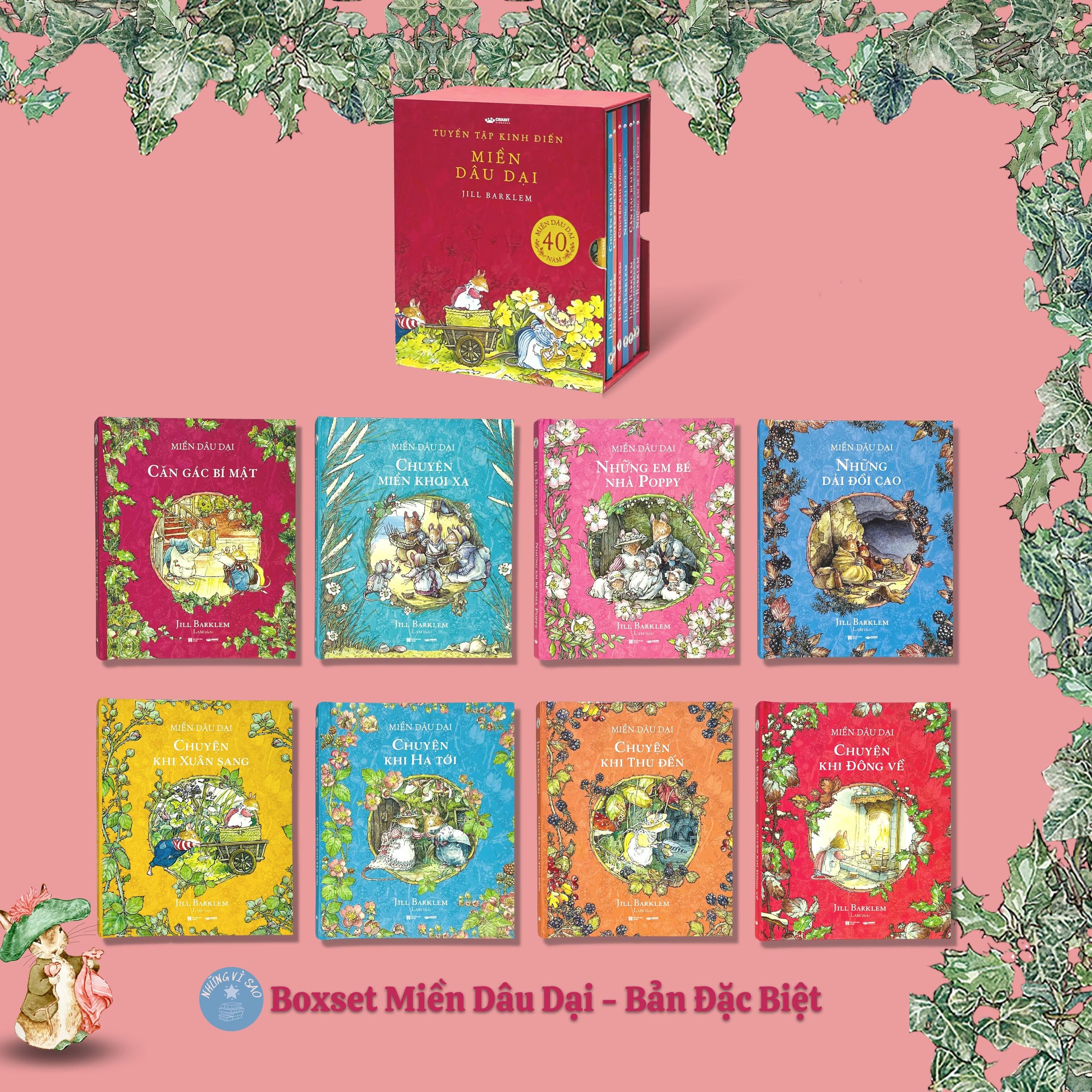 Sách - Boxset Miền Dâu Dại (Bộ 8 Cuốn) - Phiên Bản Đặc Biệt - Crabit Kidbooks - Bìa Cứng