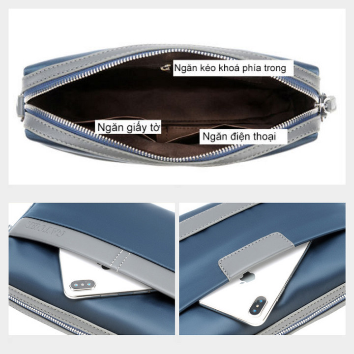 Túi nam đeo chéo đa năng GATOER cao cấp - Home and Garden