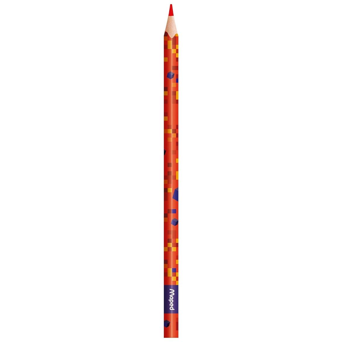 Hộp 24 Bút Chì Màu Pixel Party - Maped 862206
