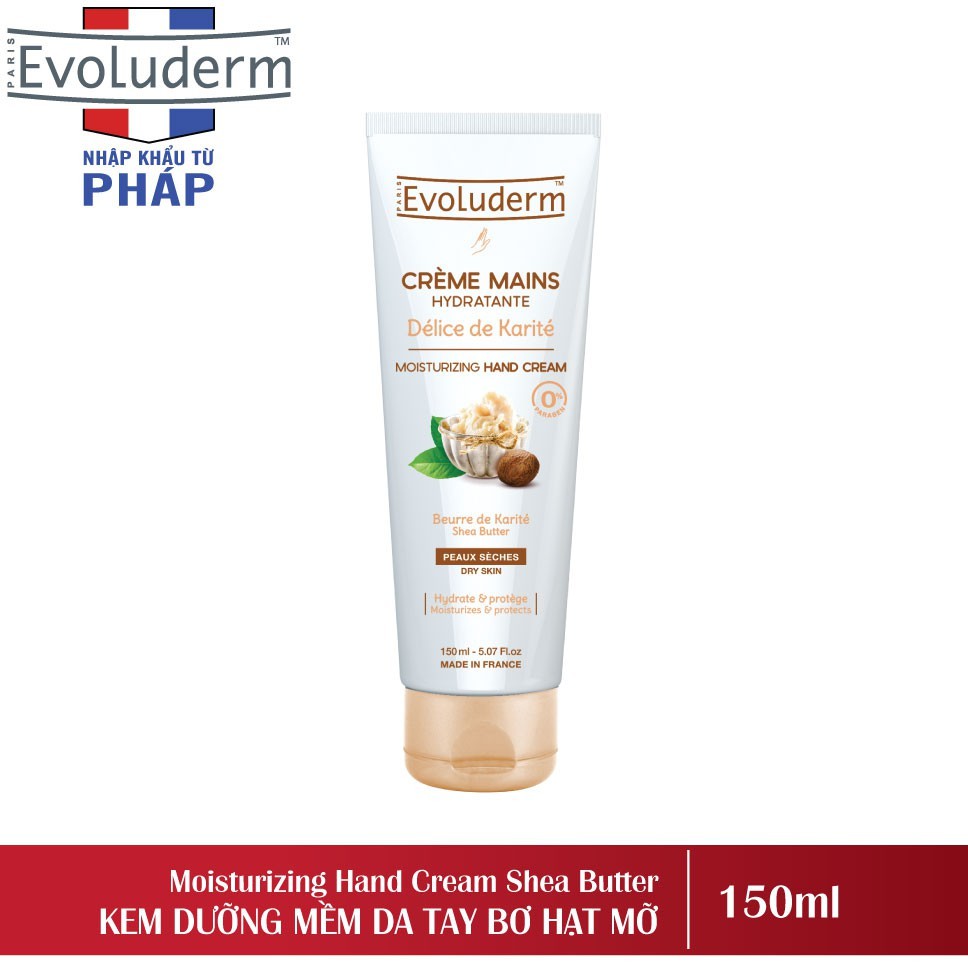 Kem dưỡng da tay Karite Evoluderm 150ml - 3021