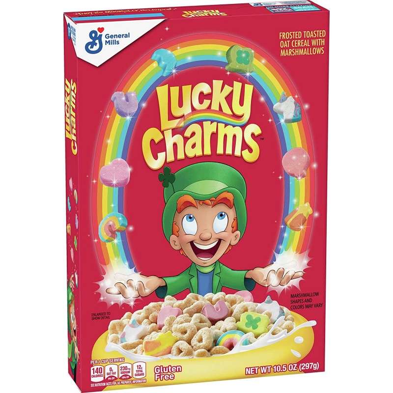 Ngũ cốc ăn sáng Lucky Charms 297gr Hàng Mỹ