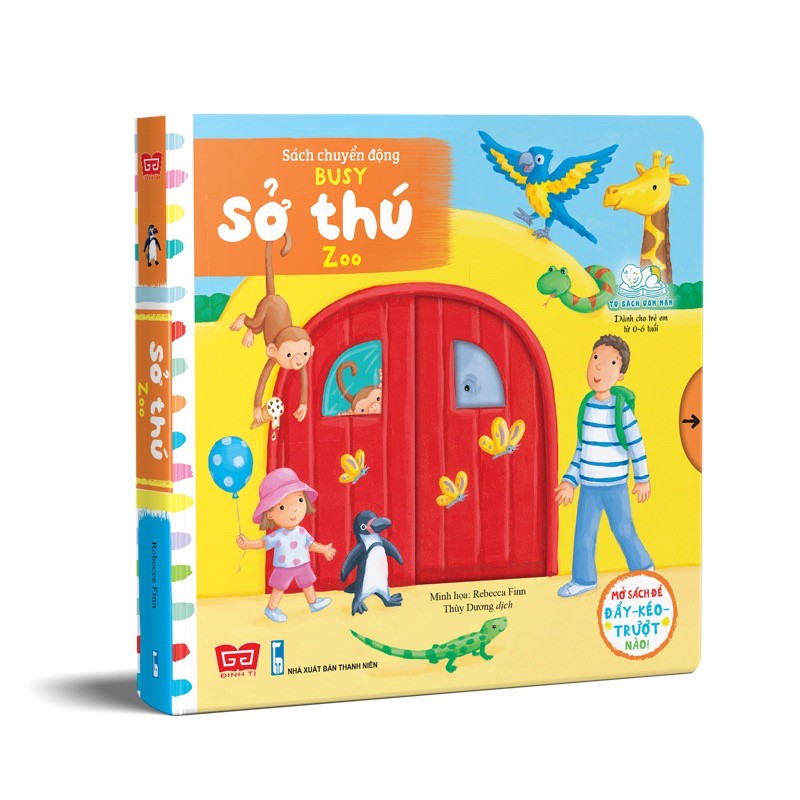 Sách - Sách Chuyển Động - Busy - The Zoo - Sở Thú
