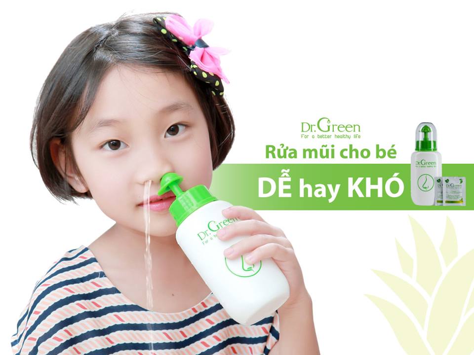 Hộp muối nha đam rửa mũi Dr.Green (30 gói chính hãng)