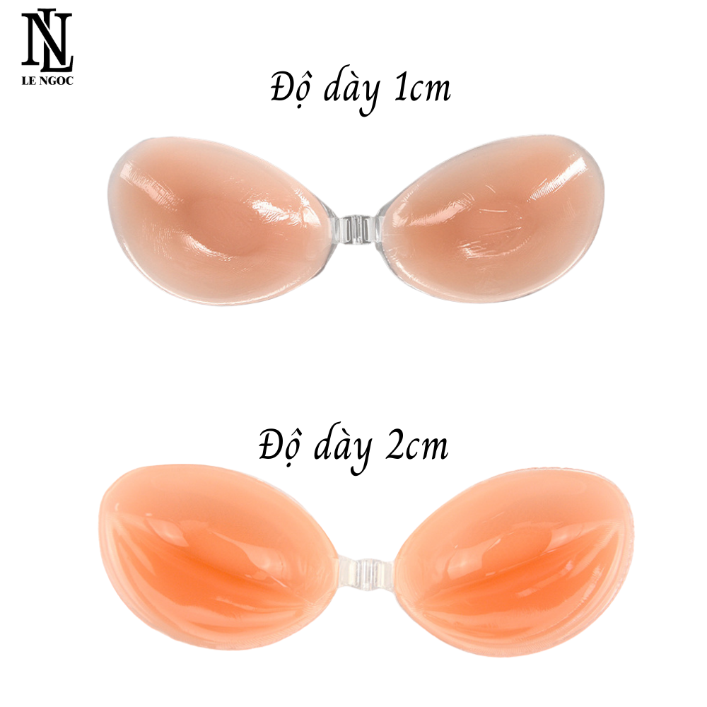 Áo ngực dán silicon cài trước , áo lót dán nâng ngực tạo khe nâng đỡ vòng 1 -LN008