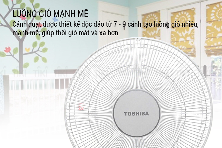 Quạt đứng Toshiba F-LSD10(W)VN (30W) - Hàng chính hãng