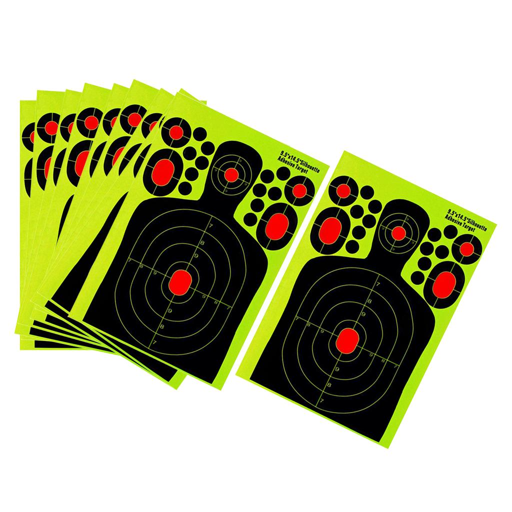 20 Pieces Splatter Reactive Self Adhesive Shooting Targets Gun