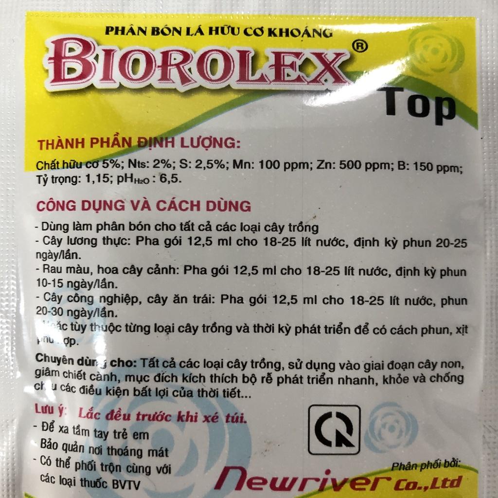 Phân bón lá hữu cơ khoáng Biorolex 12.5ml, ra rễ cực mạnh, bật mầm cực nhanh, phân bón cây trồng biorolex