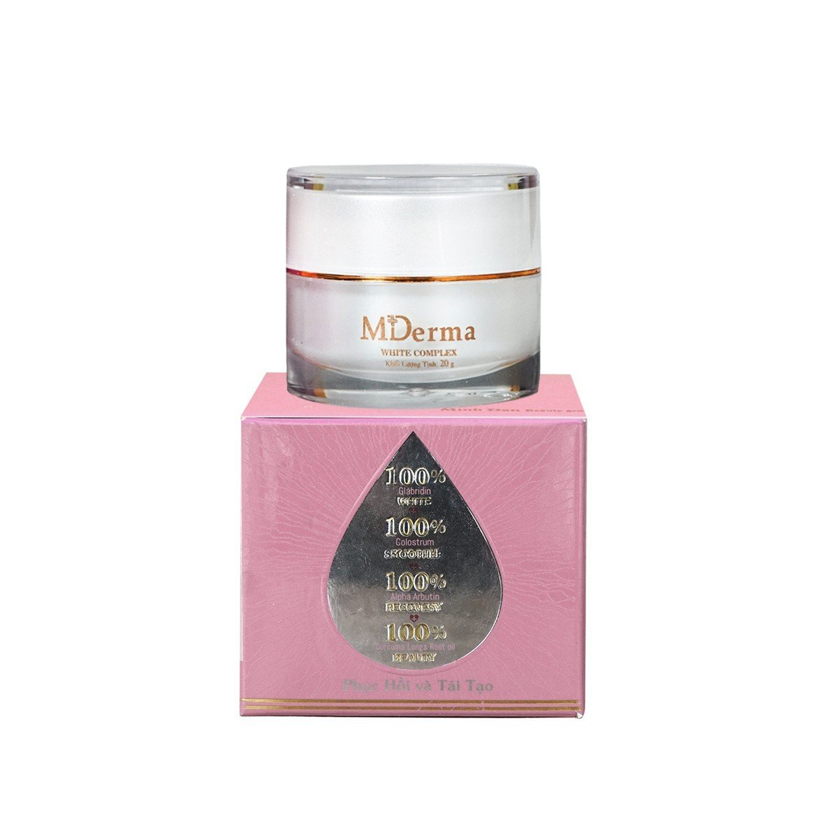 Combo dưỡng da MDerma cao cấp trắng sâu, trắng mạnh, trắng căng mướt
