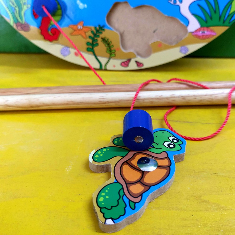 Đồ chơi đồng hồ, kết hợp câu cá đa năng cho bé