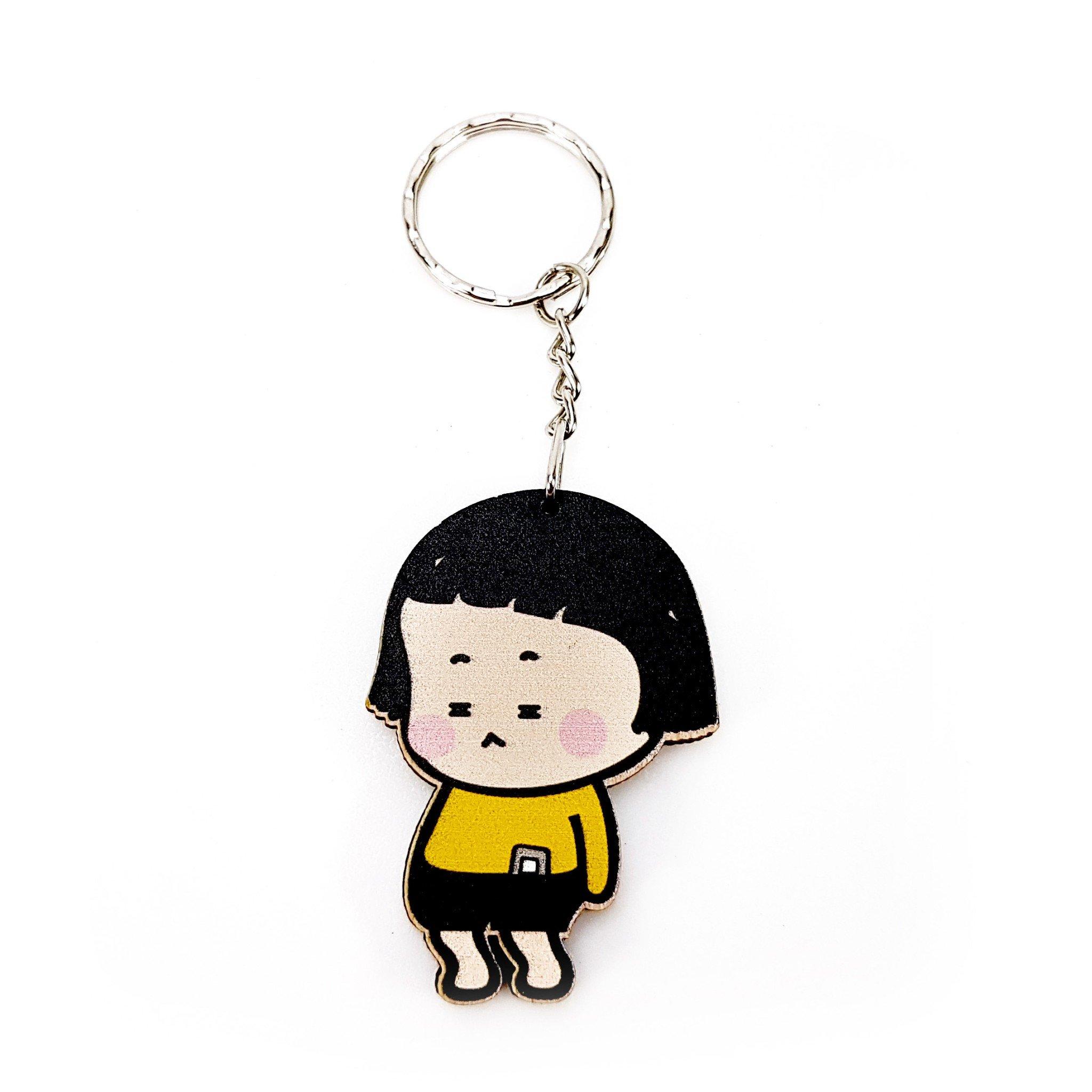 Móc Khóa Gỗ Mimi Dễ Thương