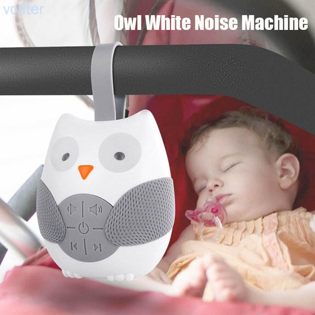 White Noise Player Portable Sleep Sound Machine Soothing Music Player for Baby Room Stroller -VOLLTER