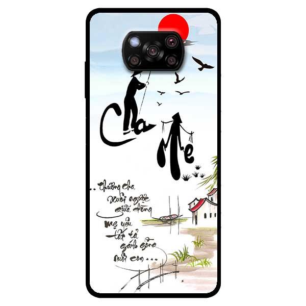 Ốp lưng dành cho Xiaomi Poco X3 - Cha Mẹ