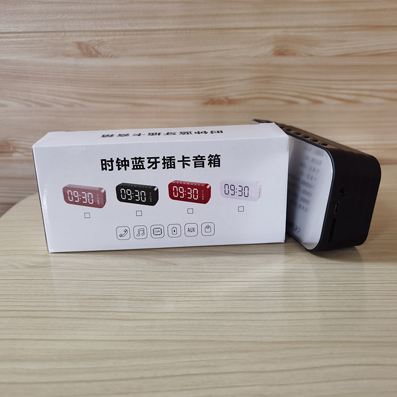 Loa Bluetooth Mặt Gương Kiêm Đồng Hồ Báo Thức A18 - Có Khe Cắm Thẻ Nhớ