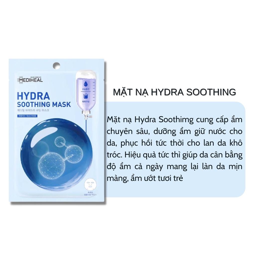 Combo 5 Mặt Nạ Mediheal Vital Firming Pure Calming Hydra Soothing Dưỡng Da Dịu Nhẹ Mask 20ml/Miếng
