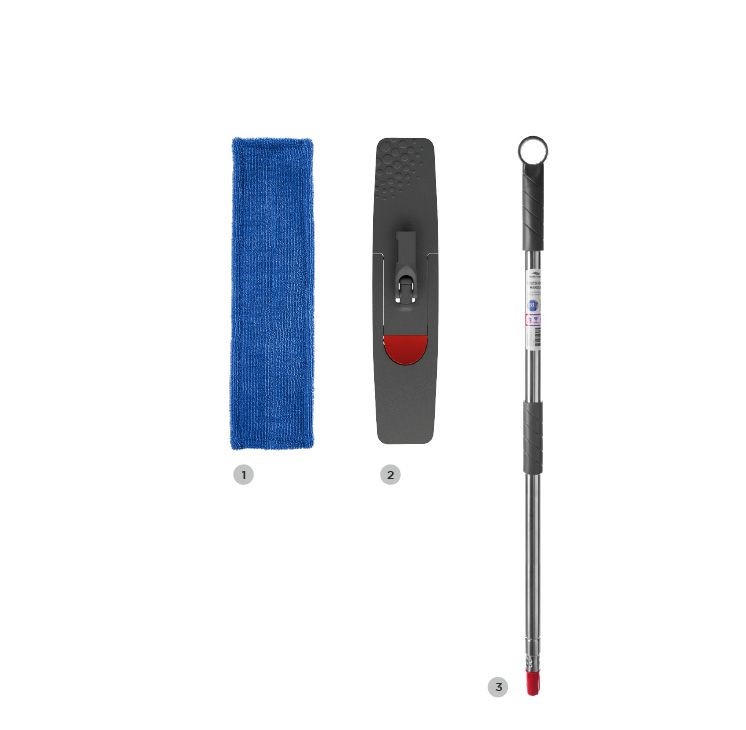 Bộ dụng cụ lau nhà thông minh 160cm (Pocket) 3 món NORDIC STREAM 15301 - Hàng nhập khẩu