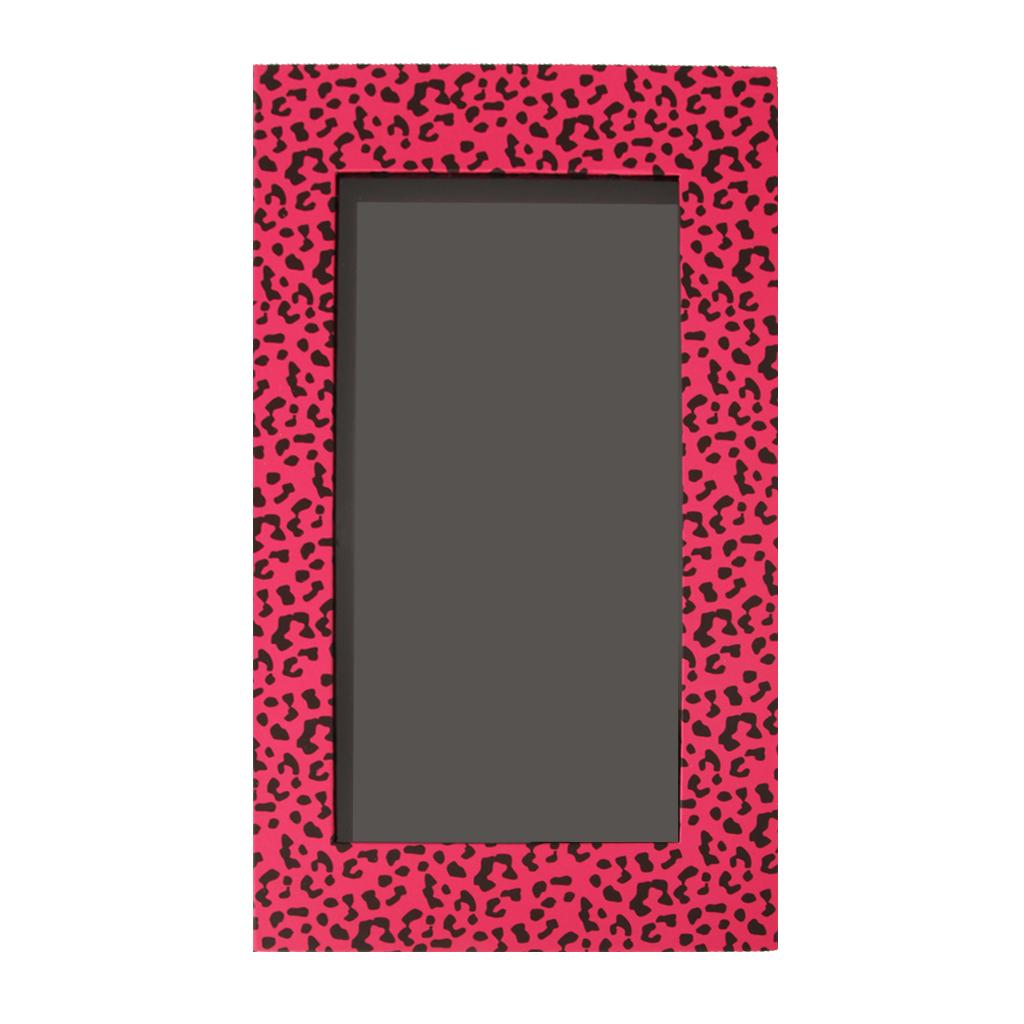 2xEmpty Magnetic Eyeshadow Palette Makeup Cosmetic DIY Palette Pink Leopard