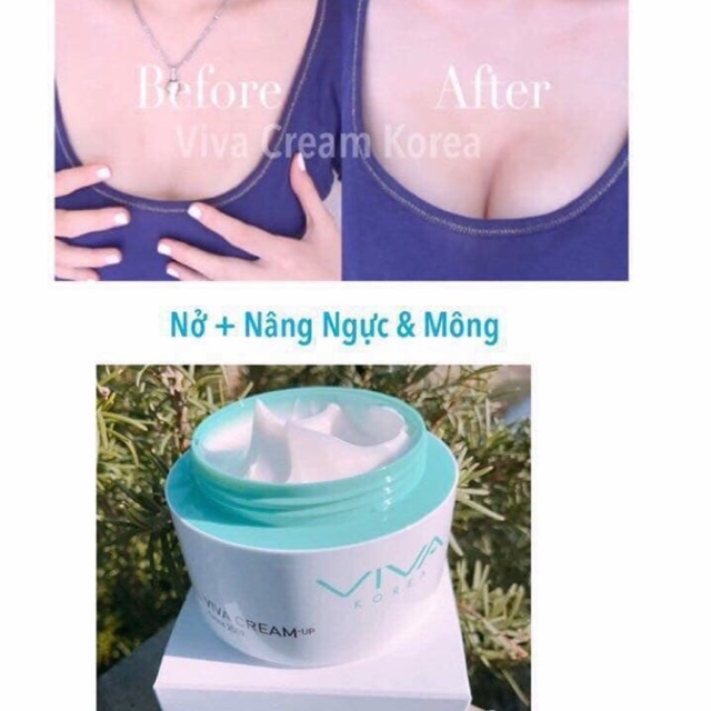 Kem Nở Ngực Viva Cream 100g Giúp Chị Em Sở Hữu Vòng Một Đầy Đặn Căng Tràn Sức Sống Bán Chạy Số 1 Hàn Quốc