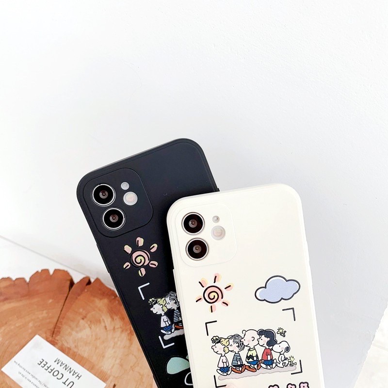 Ốp Lưng Cạnh Vuông Vibe Summer Dành Cho iPhone 6 / 6 Plus / 7 / 7 Plus / 8 / 8 Plus / X / Xs / Xs Max / 11 / 11 Pro / 11 Pro Max / 12 / 12 Pro / 12 Pro Max