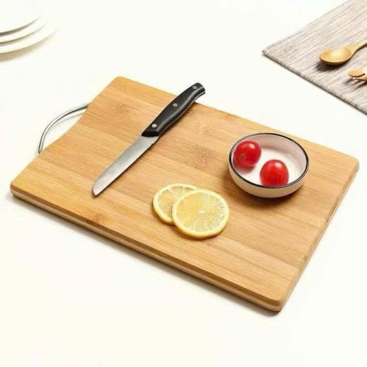 Thớt Gỗ Tre BAMBOO Cao Cấp Kháng Khuẩn, Chống Nấm Mốc - An Toàn Cho Gia Đình - HÀNG CHÍNH HÃNG MINIIN