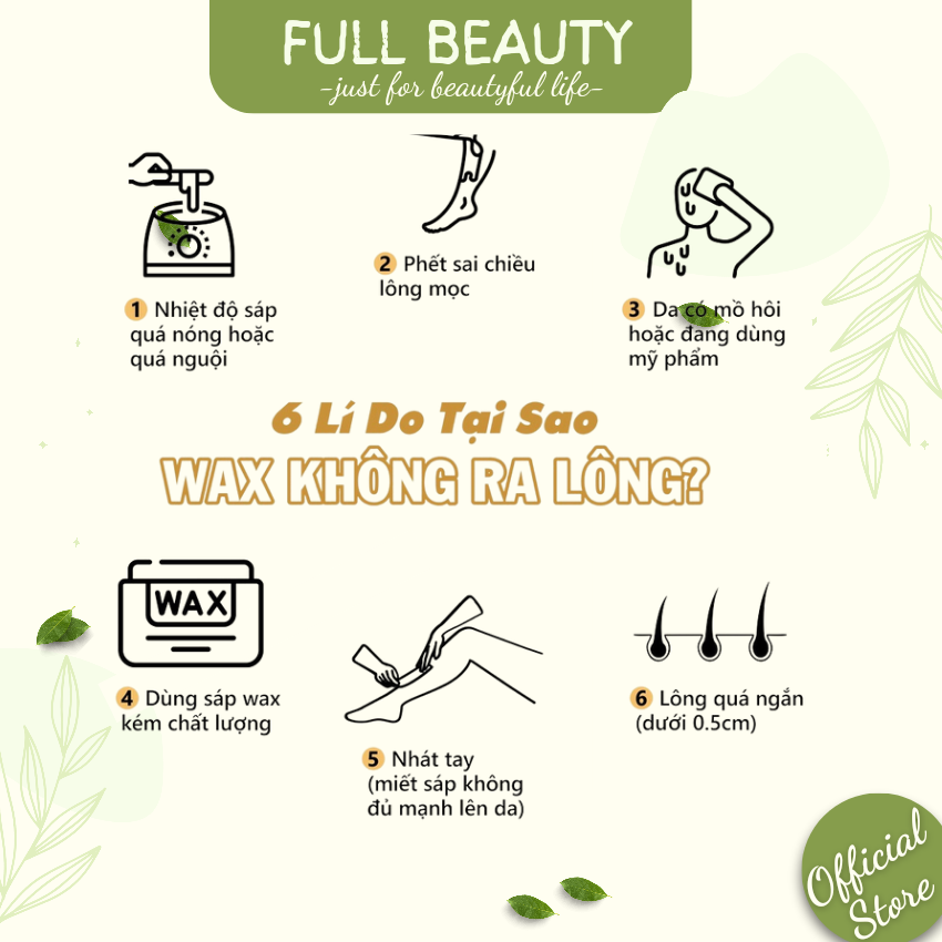 Sáp Wax Lông Hạt Đậu Cao Cấp Dòng Premium Đủ Màu Túi 150G Full Beauty