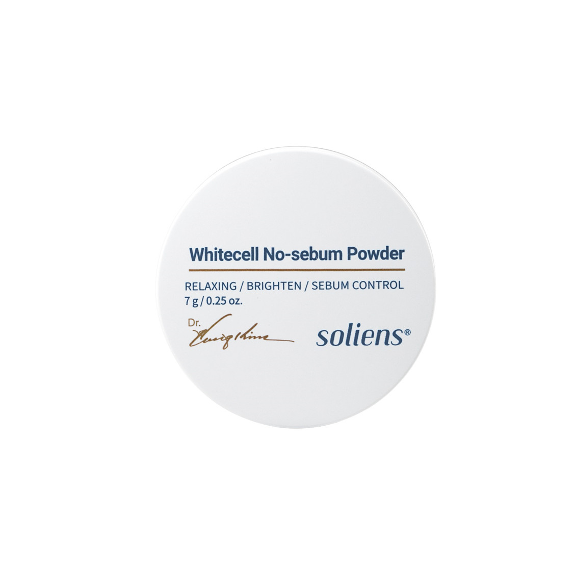 Chăm sóc da cao cấp Soliens Whitecell No-sebum Powder  Phấn phủ kiềm dầu làm trắng da Whitecell No-sebum