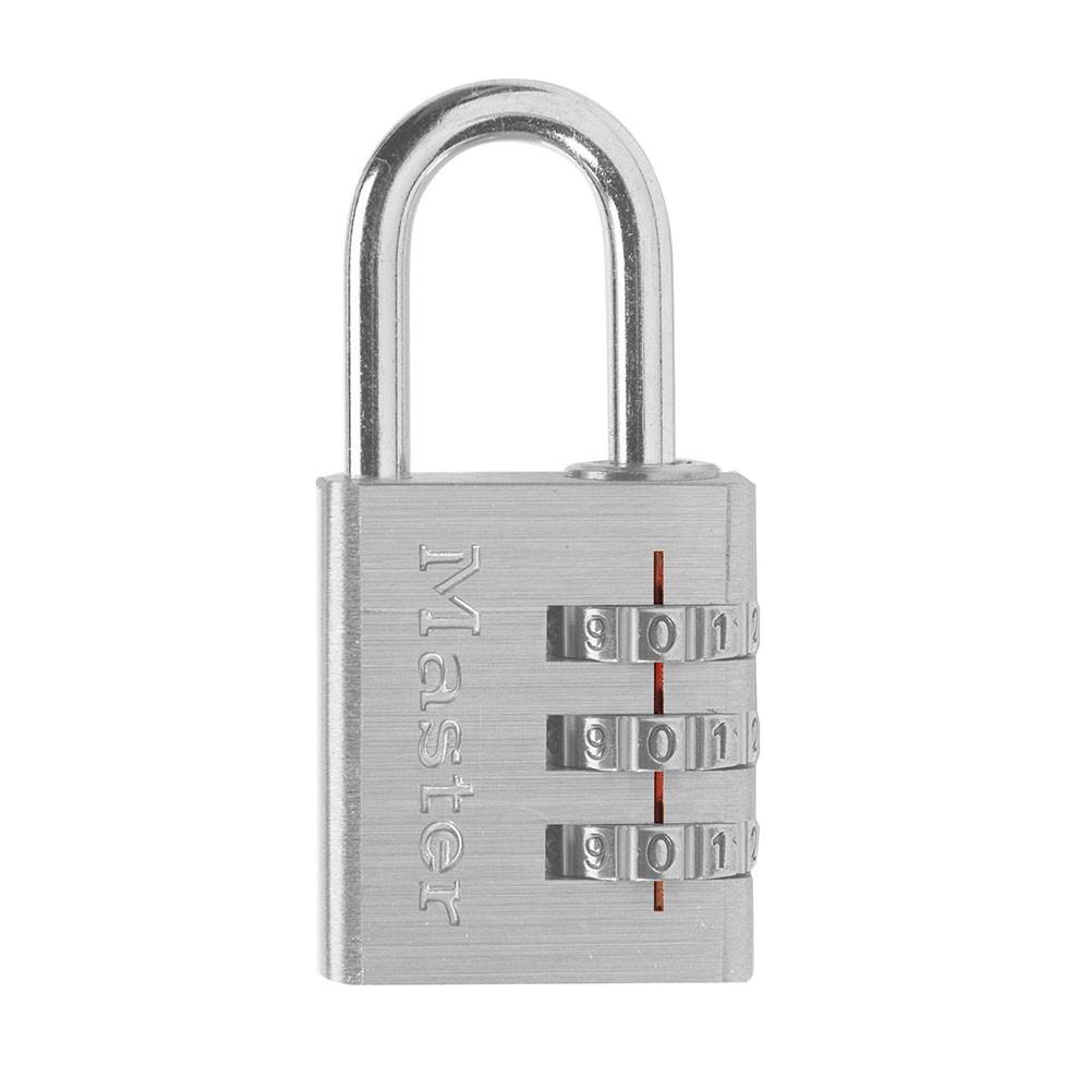 Ổ khóa số Master Lock 7630 D thân nhôm 30mm dùng khóa vali hành lý