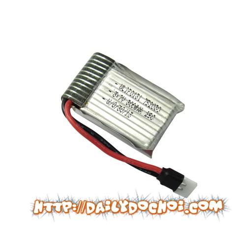 Pin sạc 3.7v dung lượng 300mah chân cắm trắng dẹt p2.54 cho s39